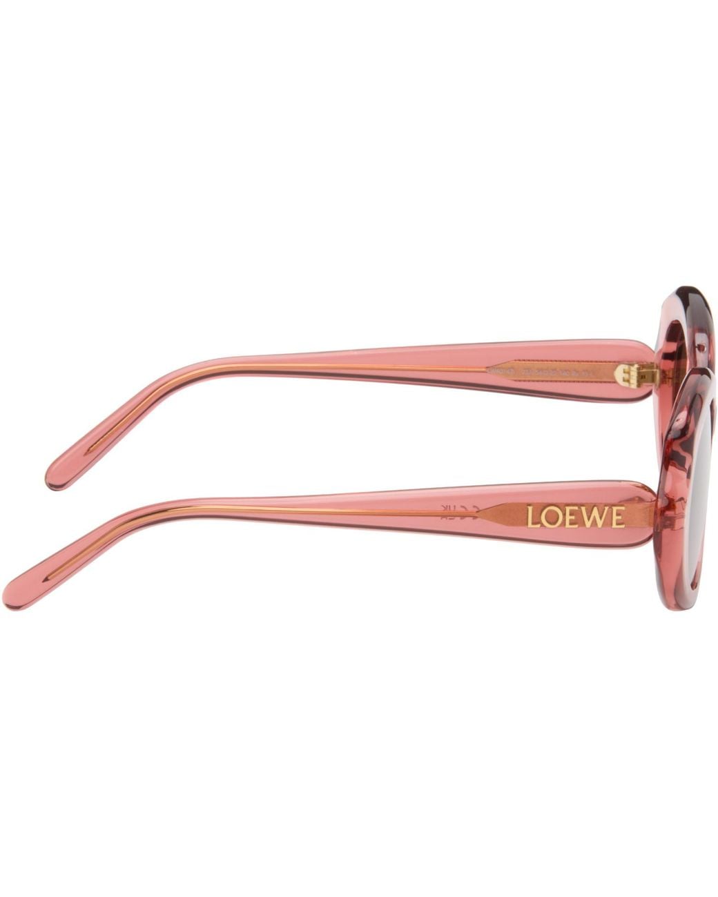 Loewe Pink Mini Slim Oval Sunglasses