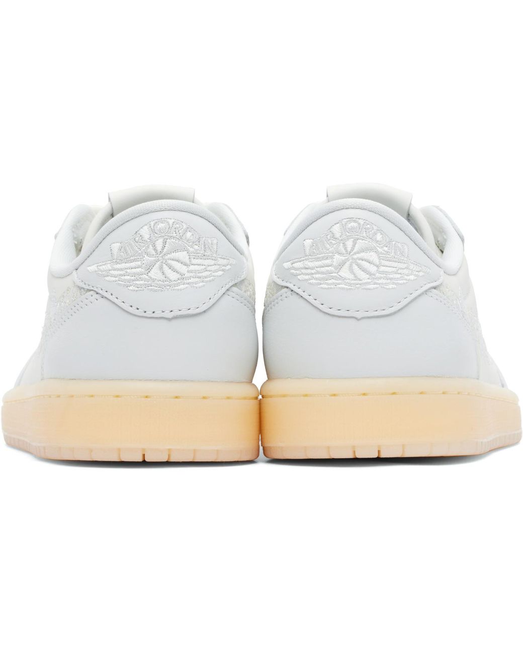 Nike White Off- Air Jordan 1 Low Og Sneakers for men