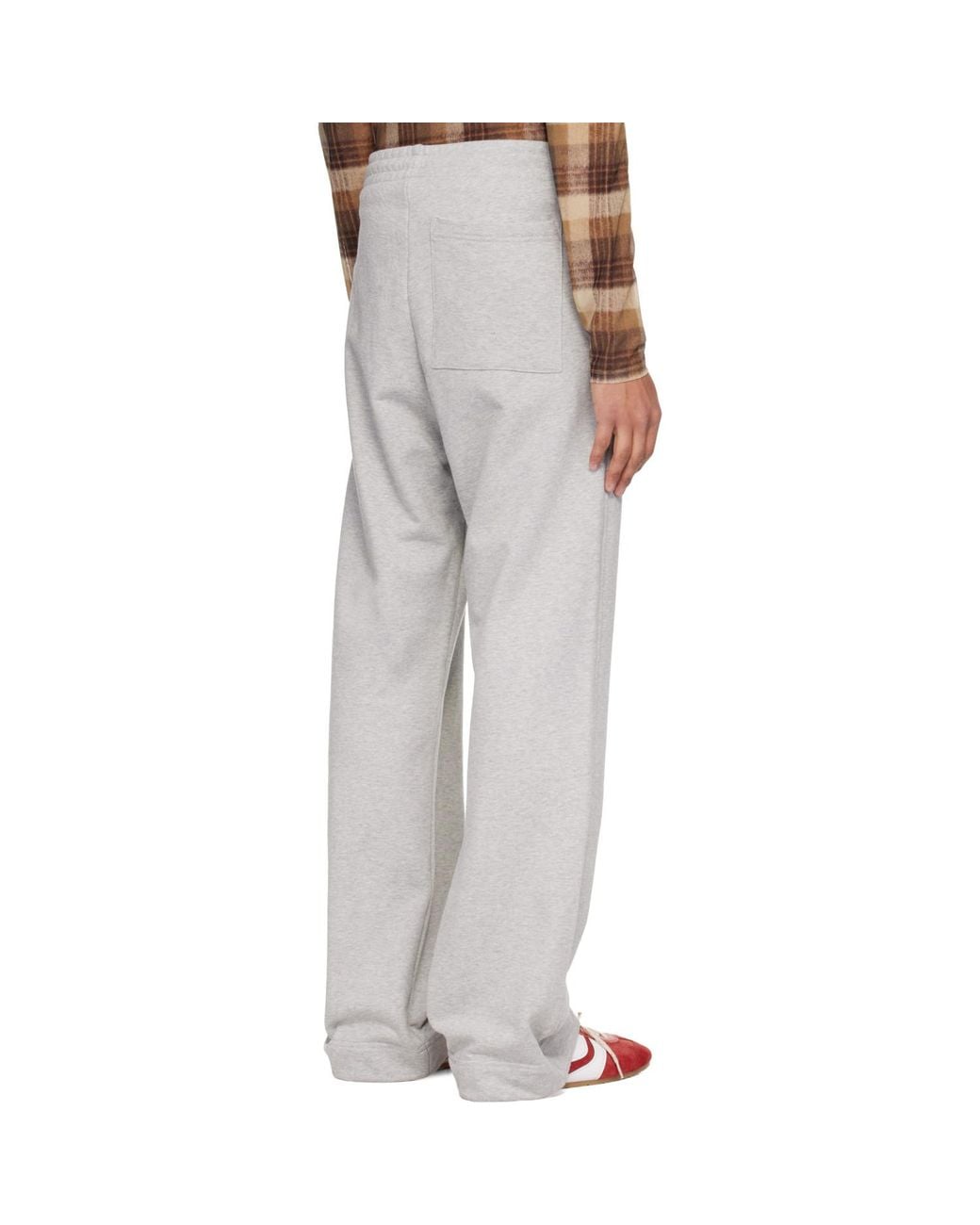 Dries Van Noten White Drawstring Sweatpants for men