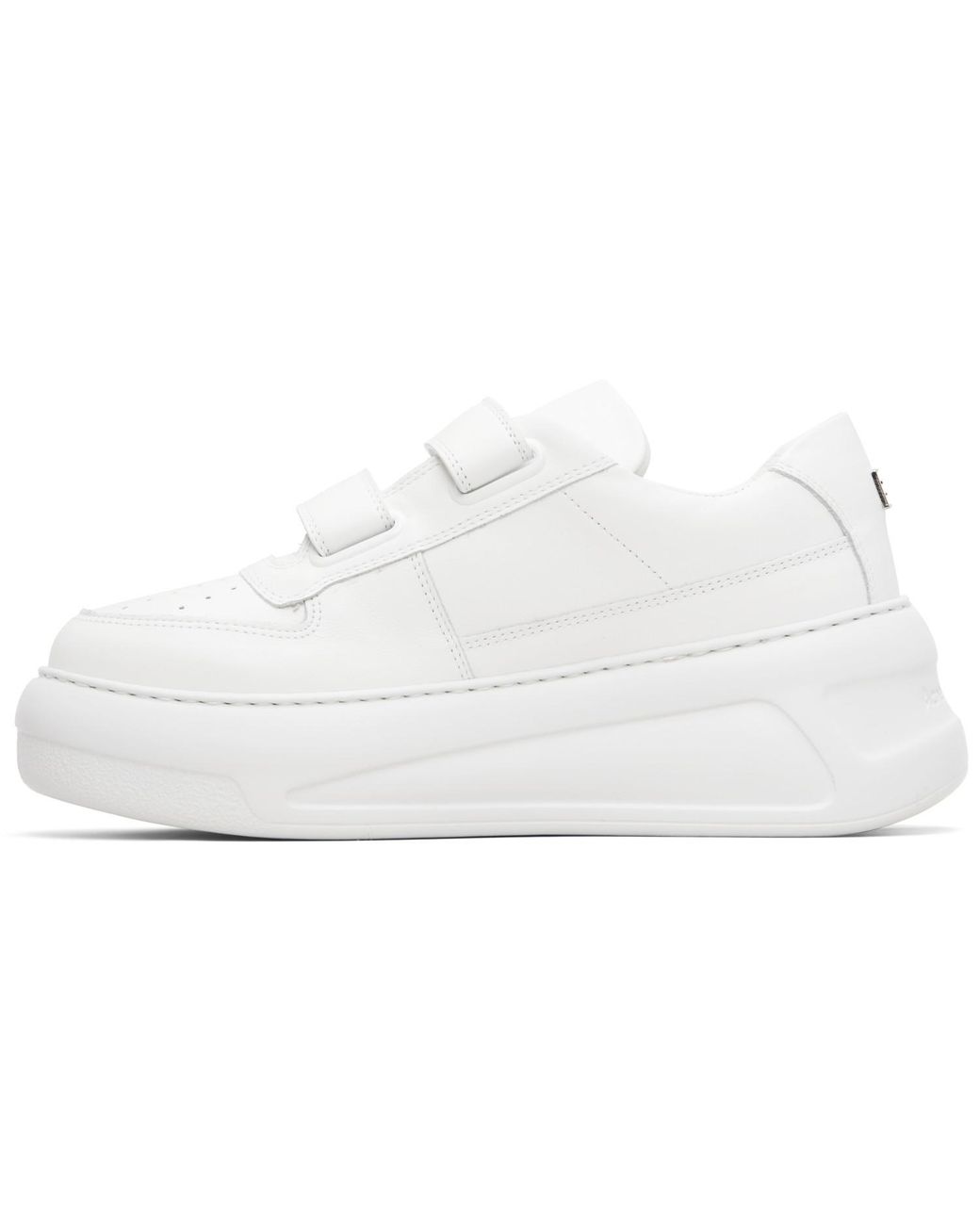 Acne Black Velcro Strap Platform Sneakers for men