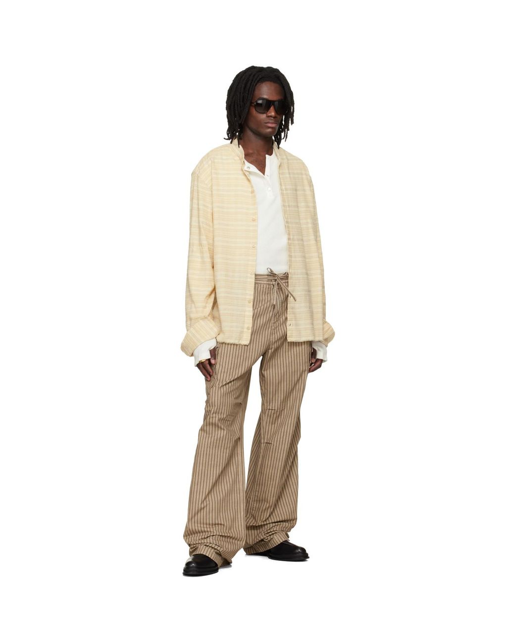 424 Natural Flannel Shirt for men