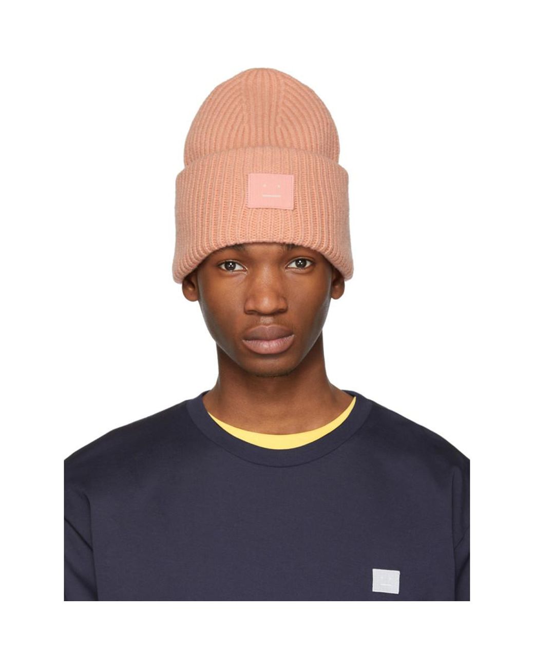 acne face beanie