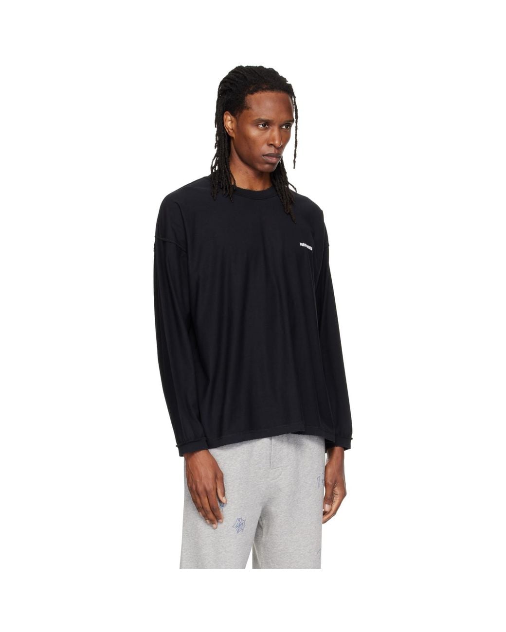 Vetements Black Anarchist Summer Inside Out T-Shirt for men