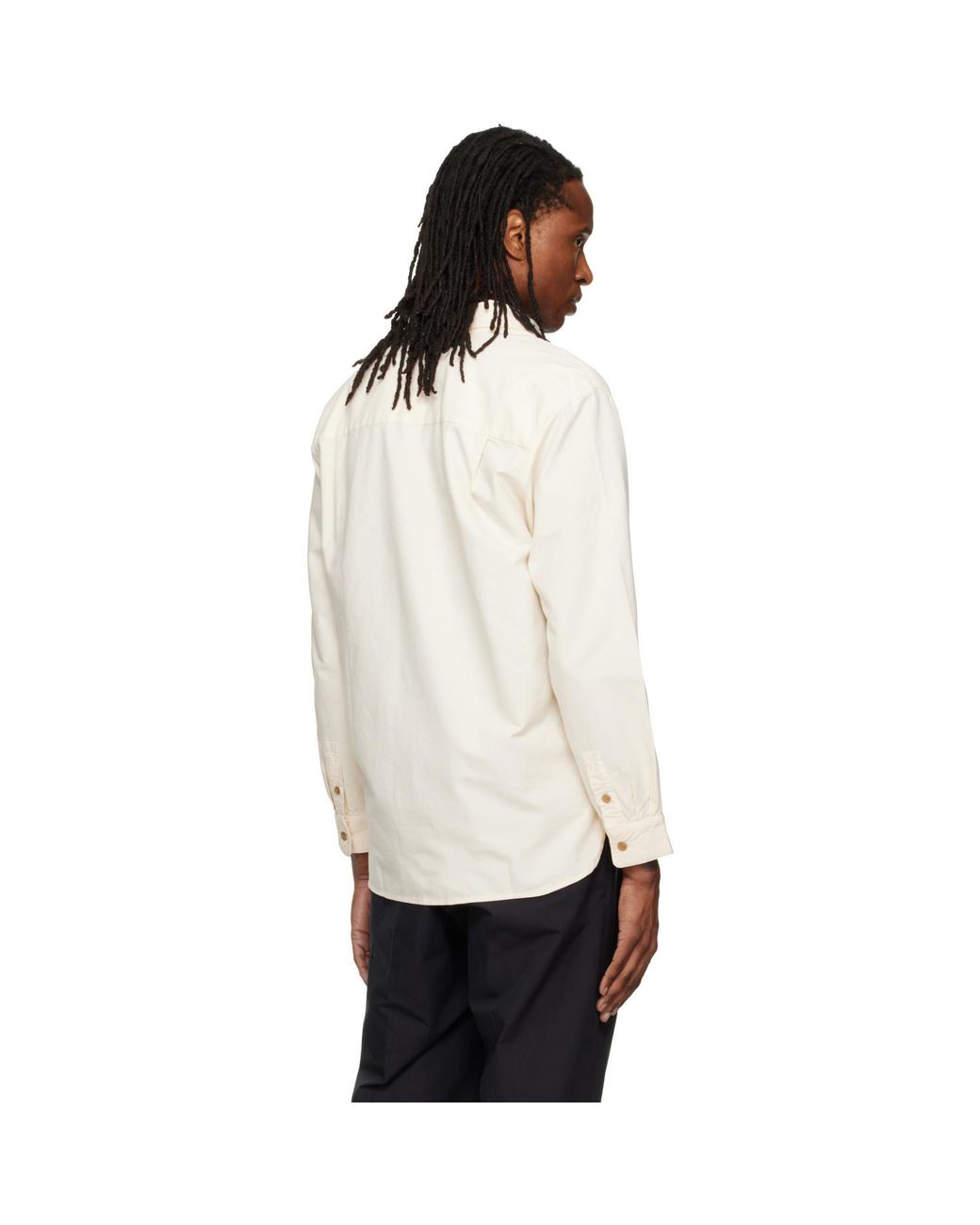 A.P.C. White Off- Mateo Logo Shirt for men
