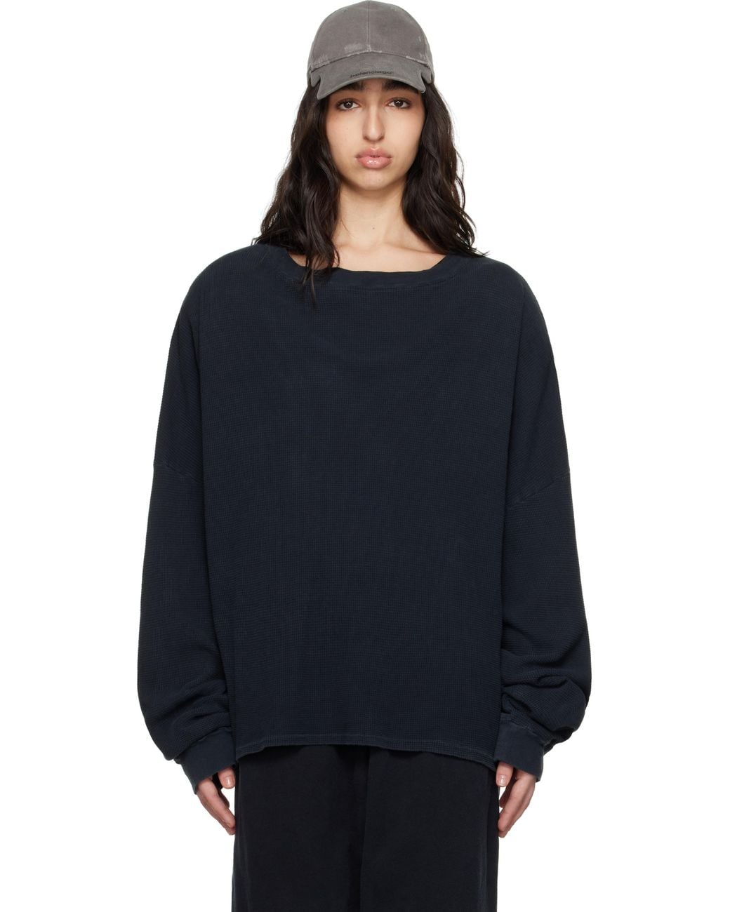 GREG ROSS Shoulder Padded Thermal ロンT GREG ROSS Shoulder Pad Thermal Long Sleeve T-Shirt in Blue | Lyst