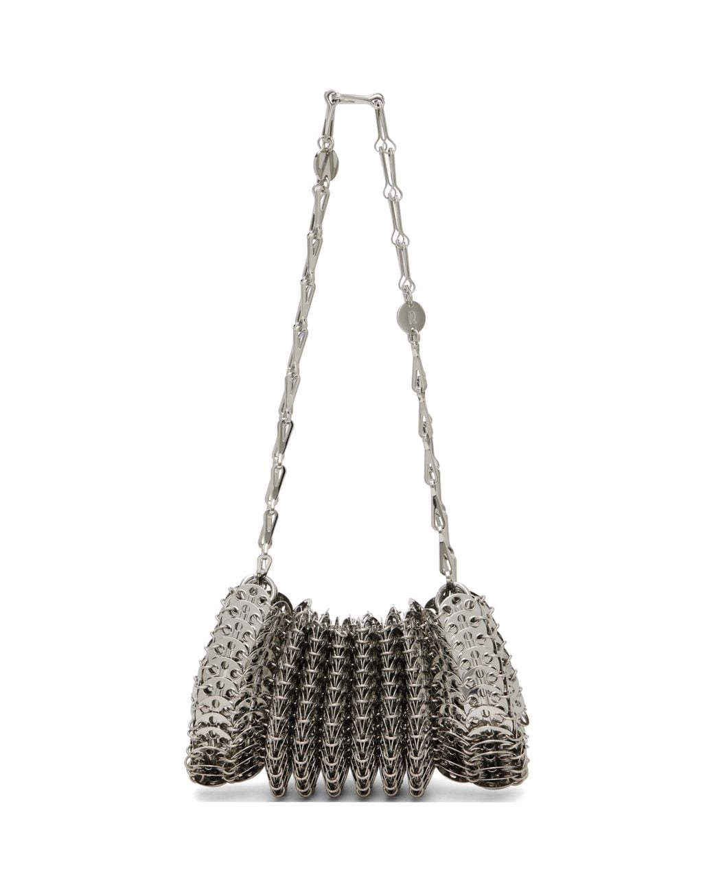 Rabanne Gray Brass Shoulder Bag