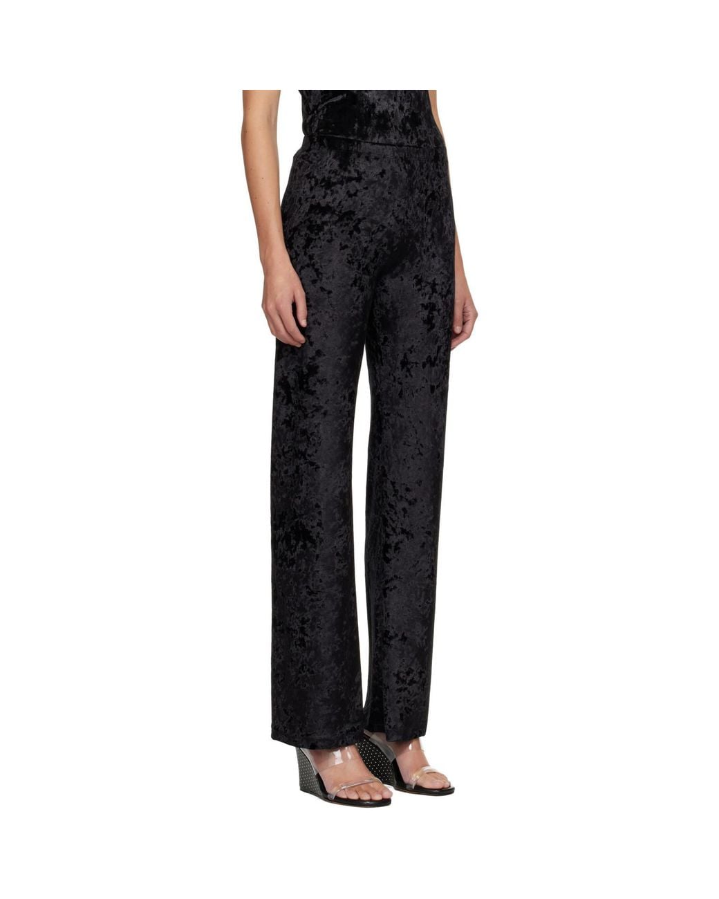 Maryam Nassir Zadeh Black Dance Lounge Pants