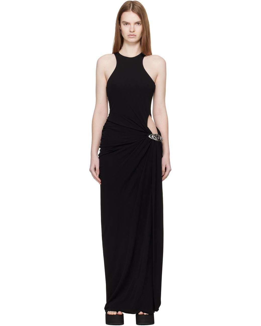 chinese dress ladies Rent Anne Louise Boutique Casablanca Maxi Dress