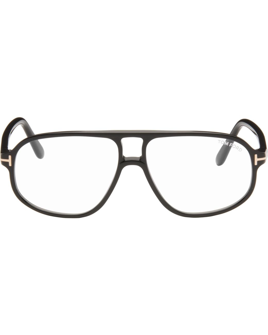 Tom Ford Black Navigator Light Glasses