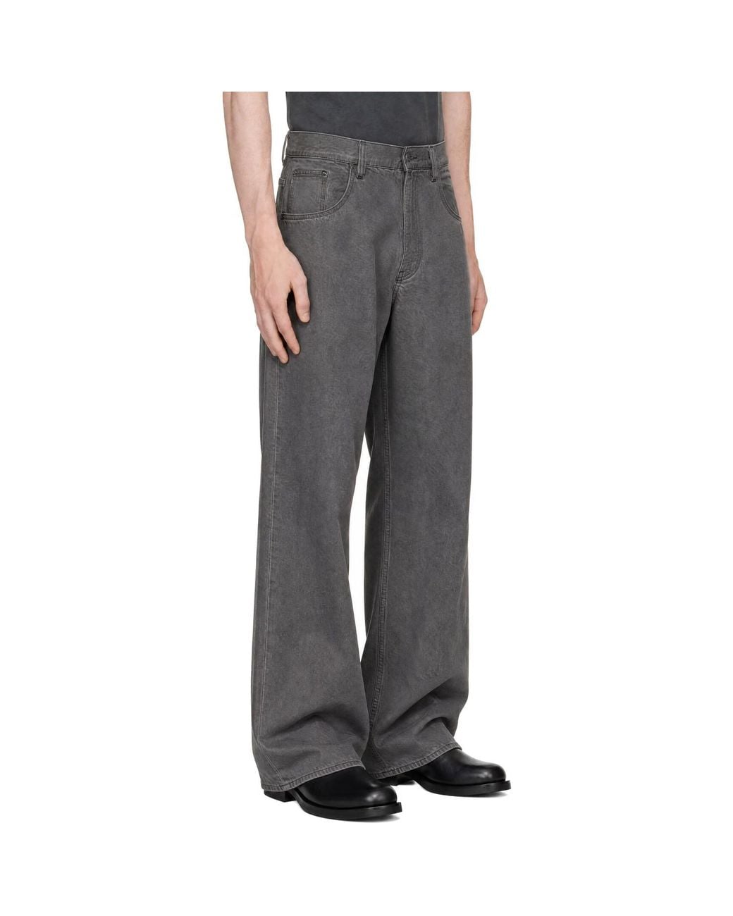 sunflower Gray Super Wide Jeans for men
