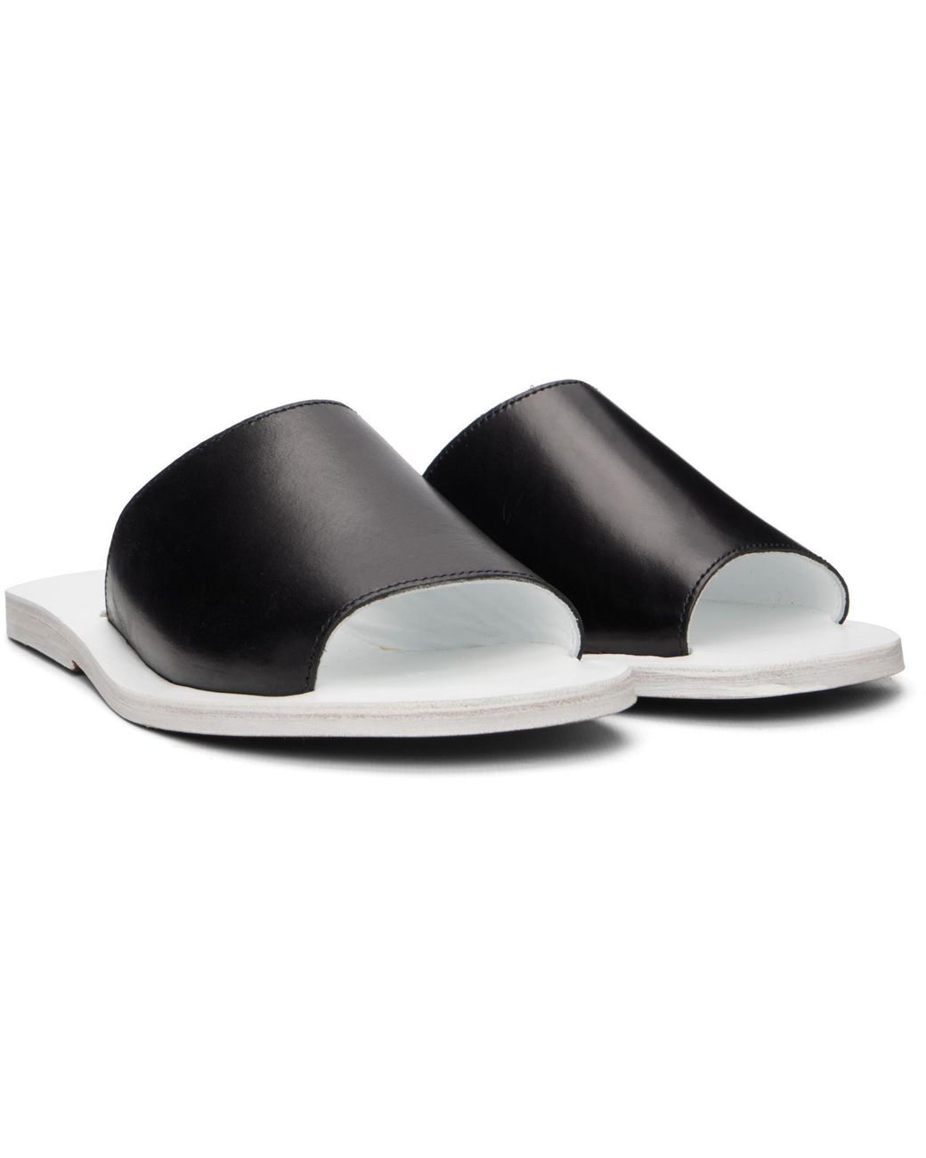 Rier Black Leather Sandals
