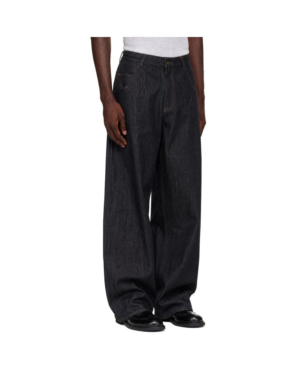 Entire studios Black Ascent Jeans for men