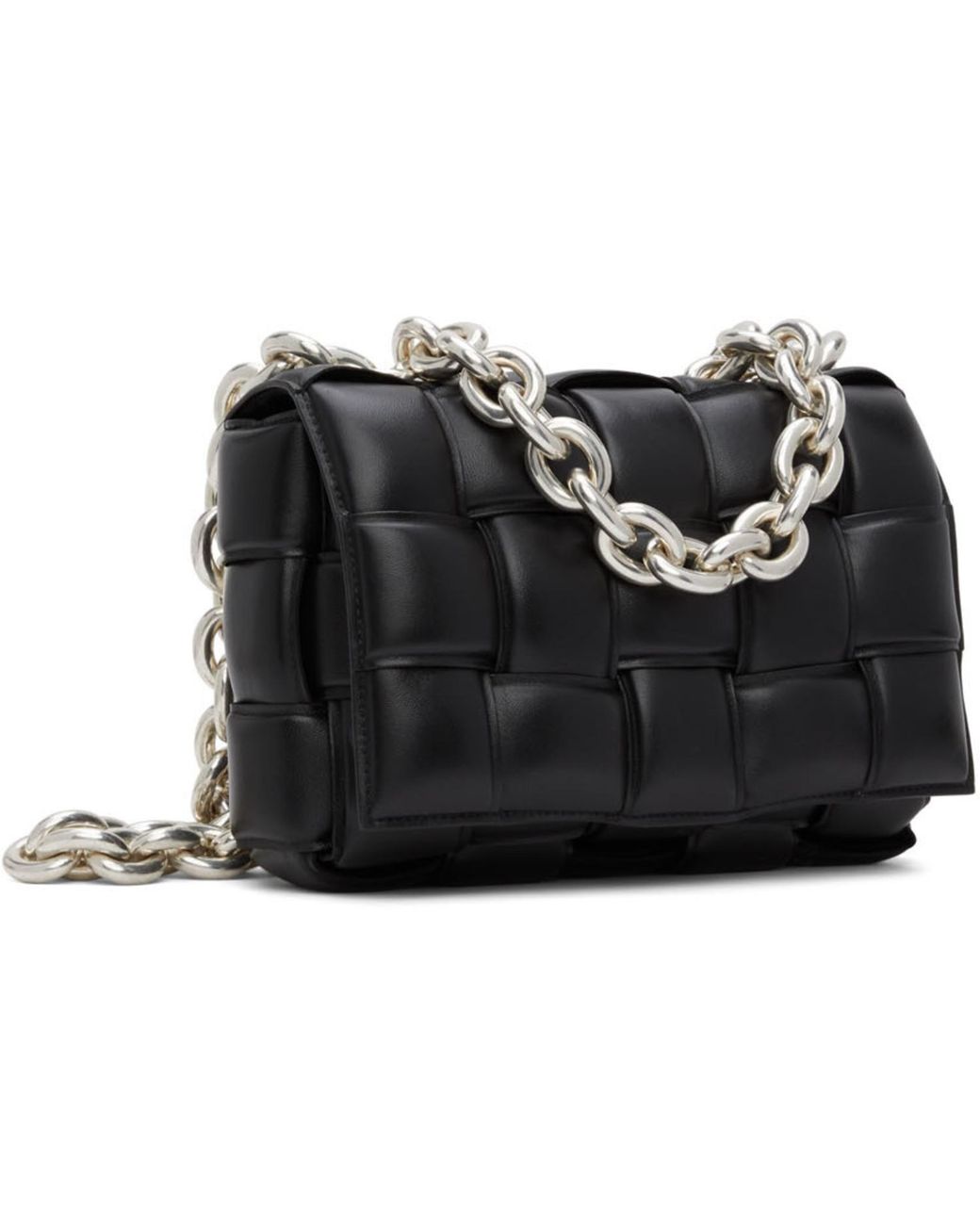 Bottega Veneta Black Padded Chain Cassette Bag