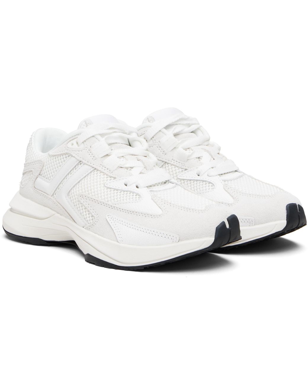 Lanvin Black Off- Jla Mesh Sneakers