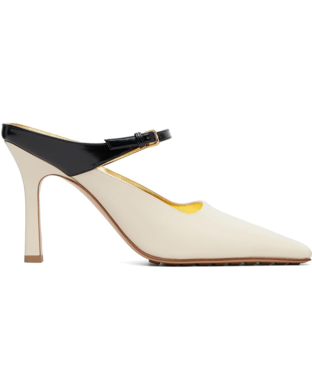Bottega Veneta White Off- & Andrea Heels