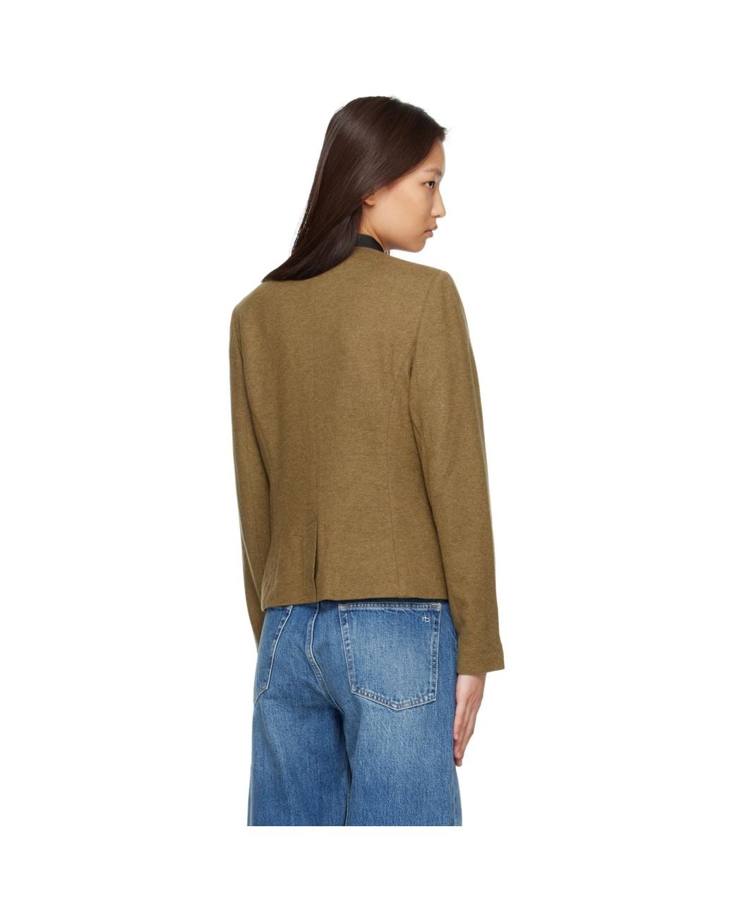 Rag & Bone Brown Khaki Mercer Regalia Blazer