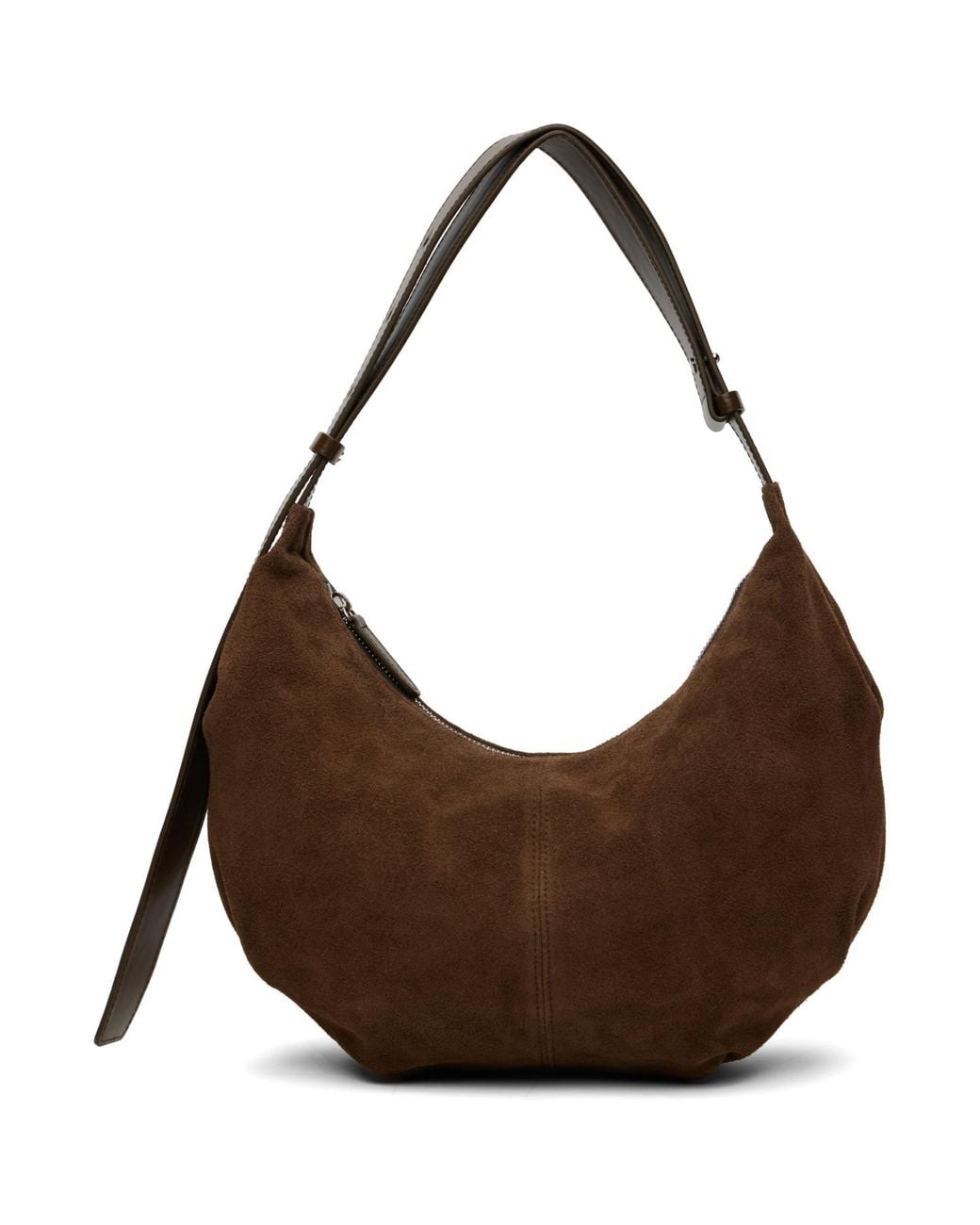 NOTHING WRITTEN Brown Ht Suede Shoulder Bag