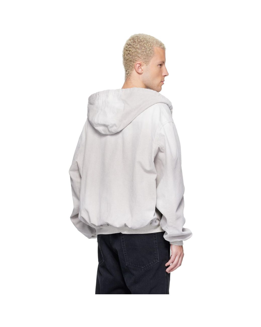 ALEXANDER DIGENOVA Gray Underground Canvas Jacket for men