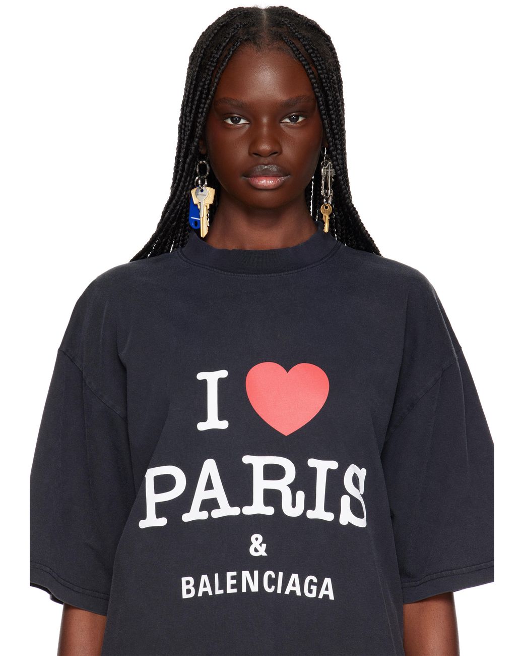 Balenciaga Old School Earrings | Lyst