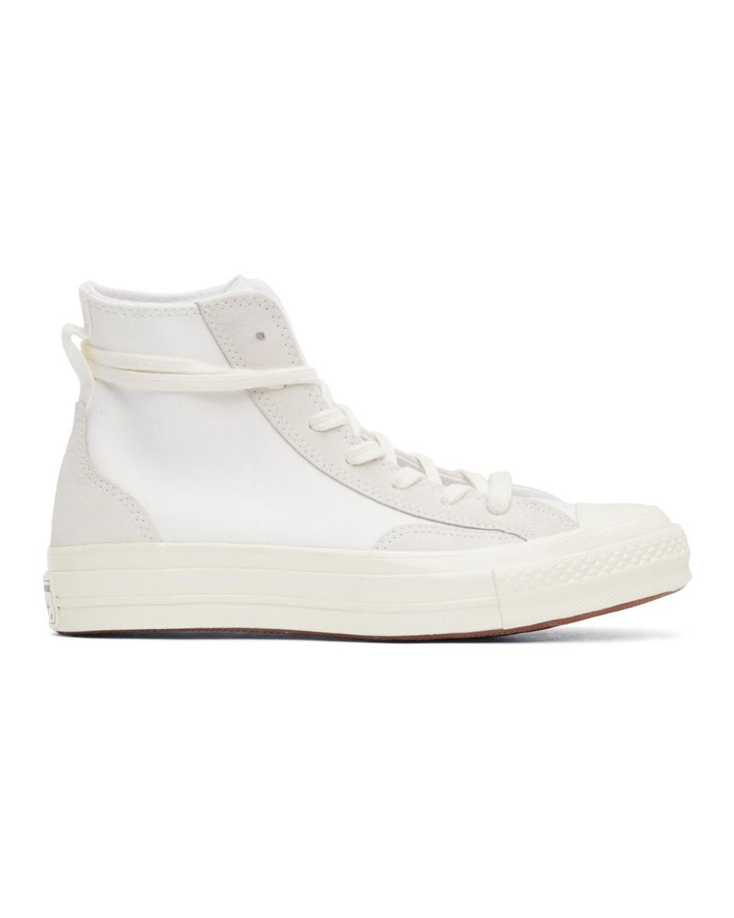 Converse White And Grey Final Club Chuck 70 High Sneakers Lyst