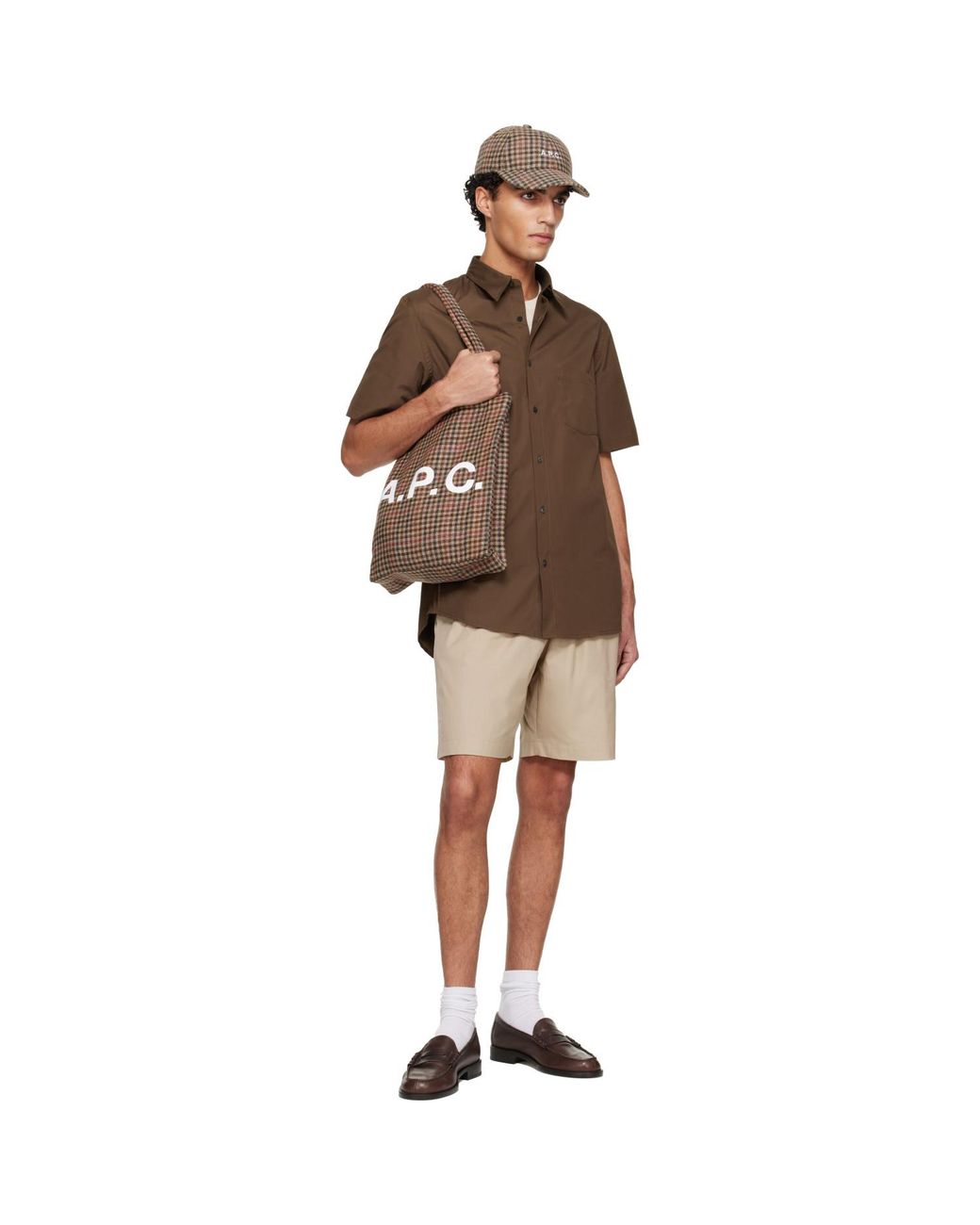 A.P.C. Natural Organic Cotton Shorts for men