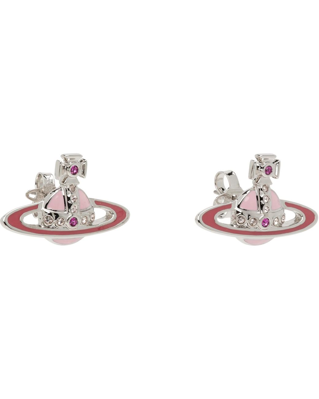 Vivienne Westwood Metallic Small Neo Bas Relief Earrings