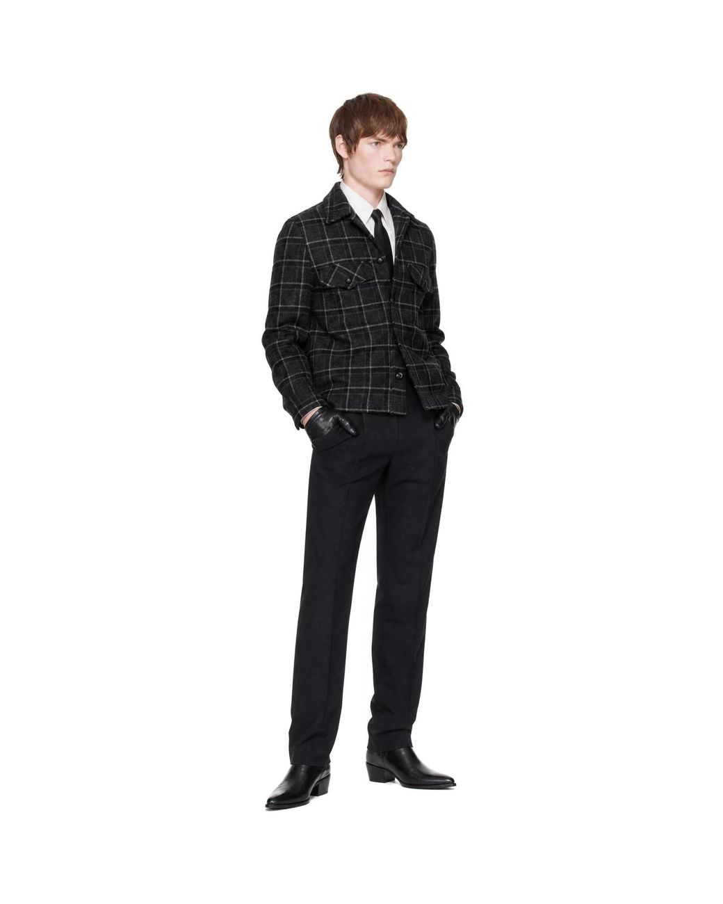 Ernest W. Baker Black Ssense Exclusive Check Overshirt for men