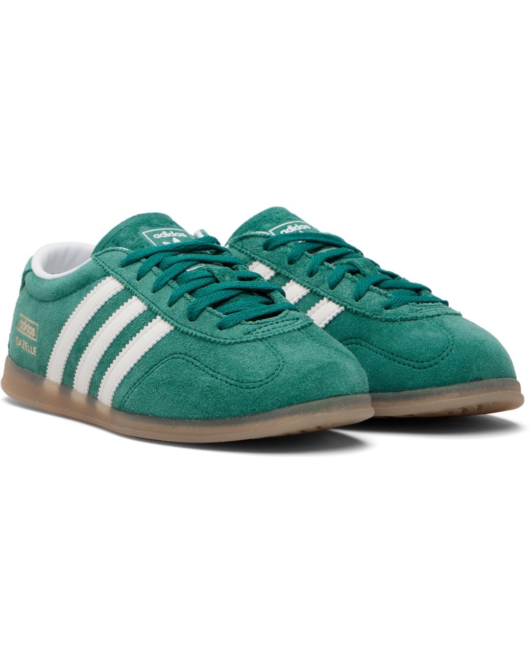 adidas gazelle silver green womens ADIDAS Gazelle Indoor "Collegiate Green"  Stadium Goods