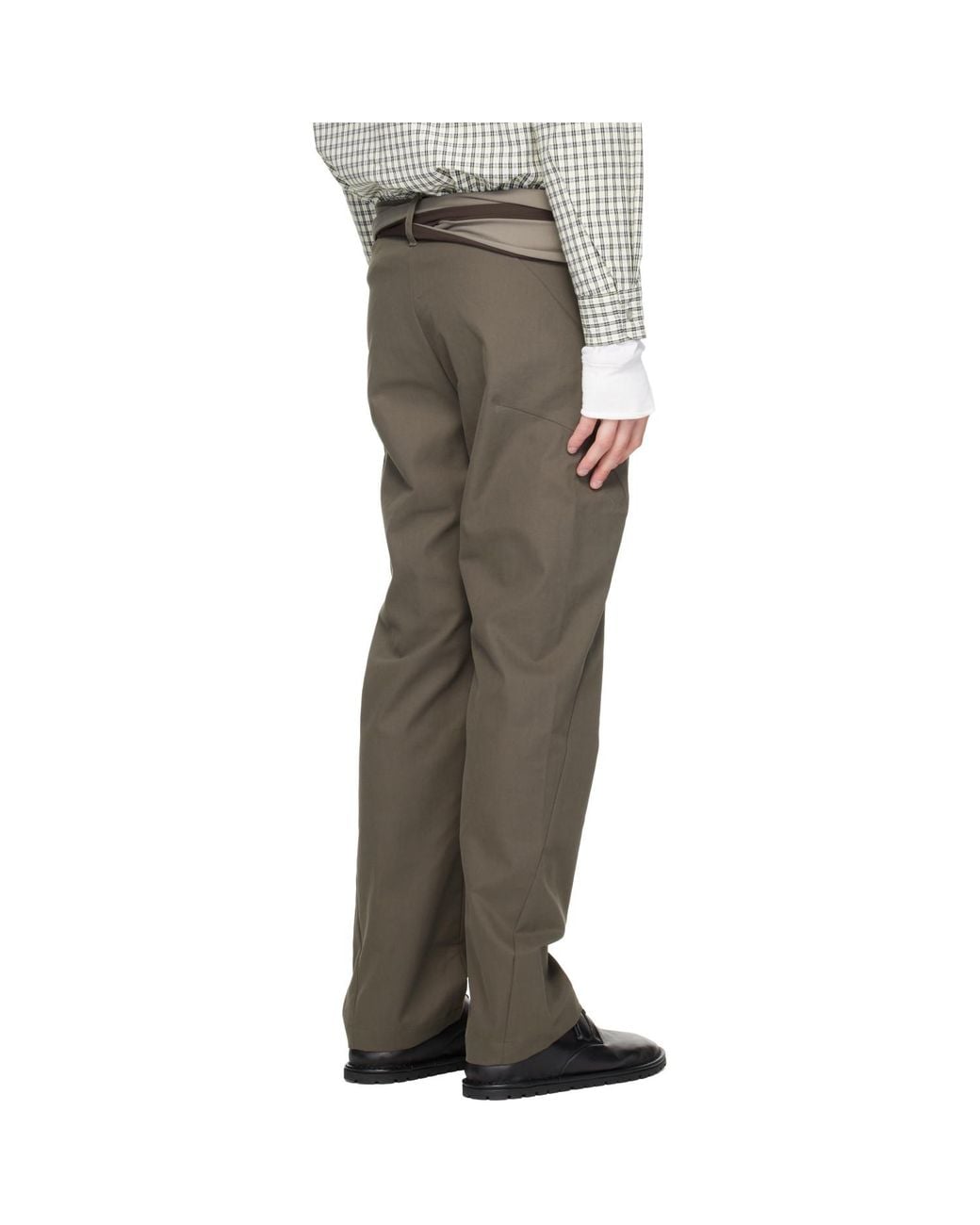 Post Archive Faction PAF Gray Khaki Climber Trousers for men