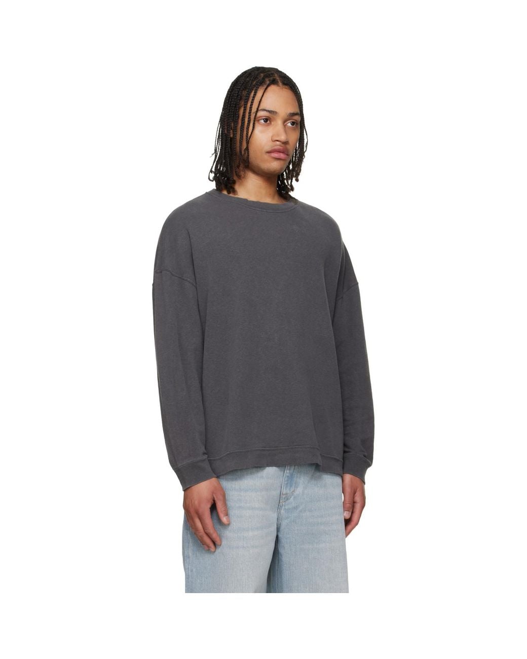 Our Legacy Black Slack Sweatshirt for men