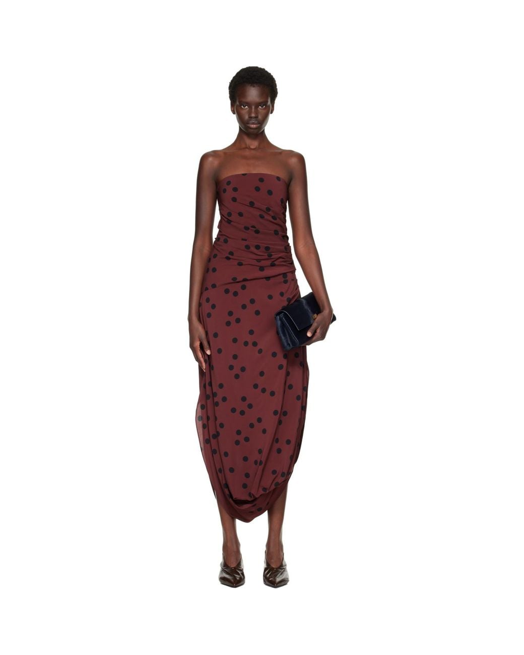 Proenza Schouler Red Burgundy Nayara Maxi Dress