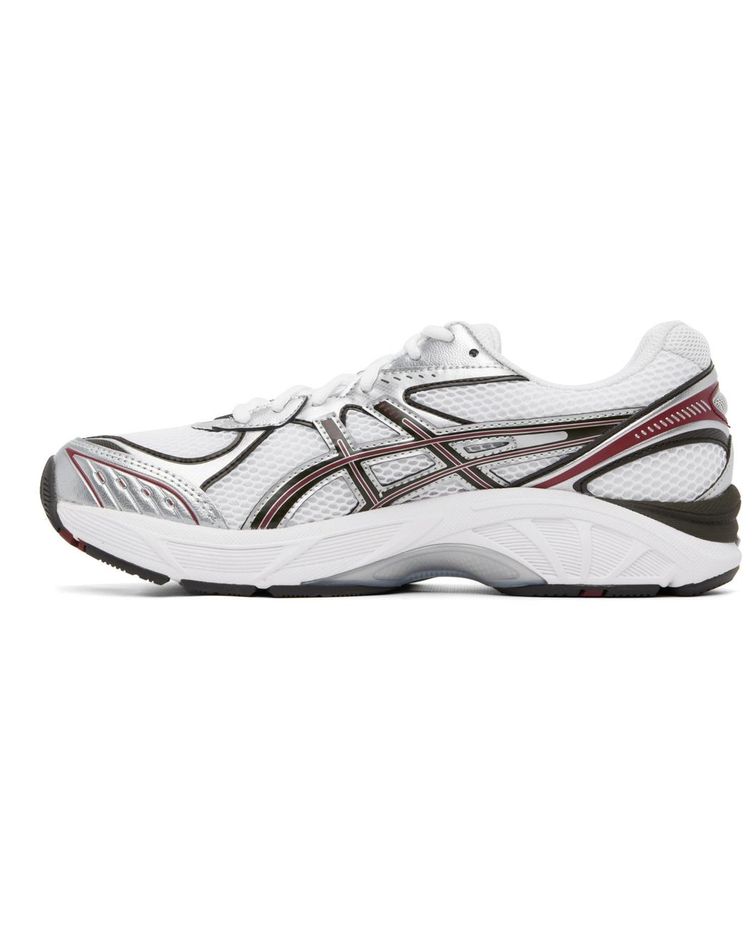 Asics White Burgundy Gt-2160 Sneakers for men