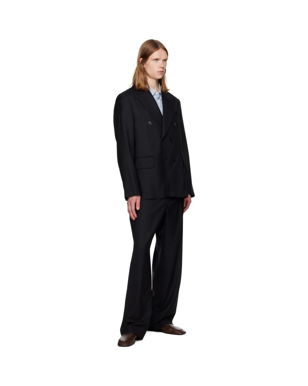 Our Legacy Black Unconstructed Db Blazer for men