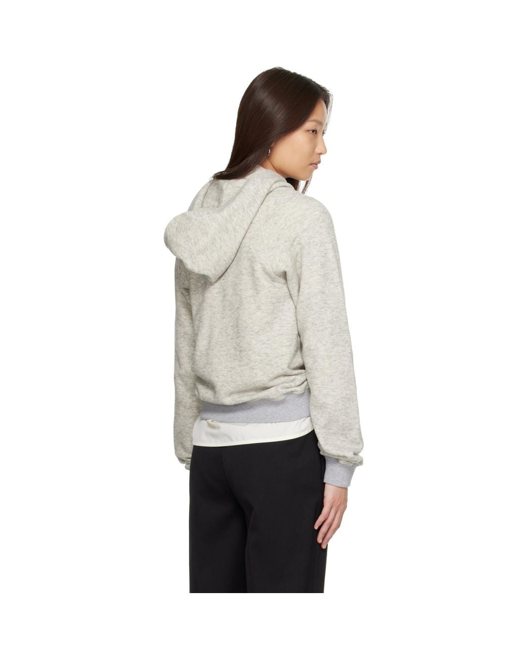 Khaite Gray Ellen Hoodie