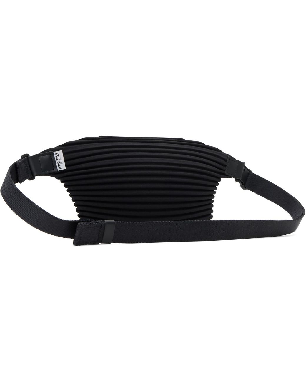 Homme Plissé Issey Miyake Black Pleats Slim Belt Bag for men