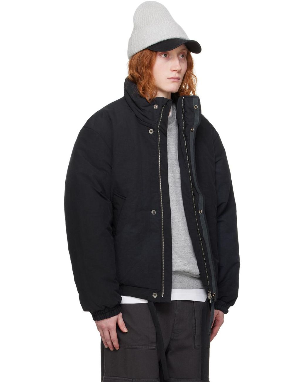Acne garment dyed sweatshirt black sales