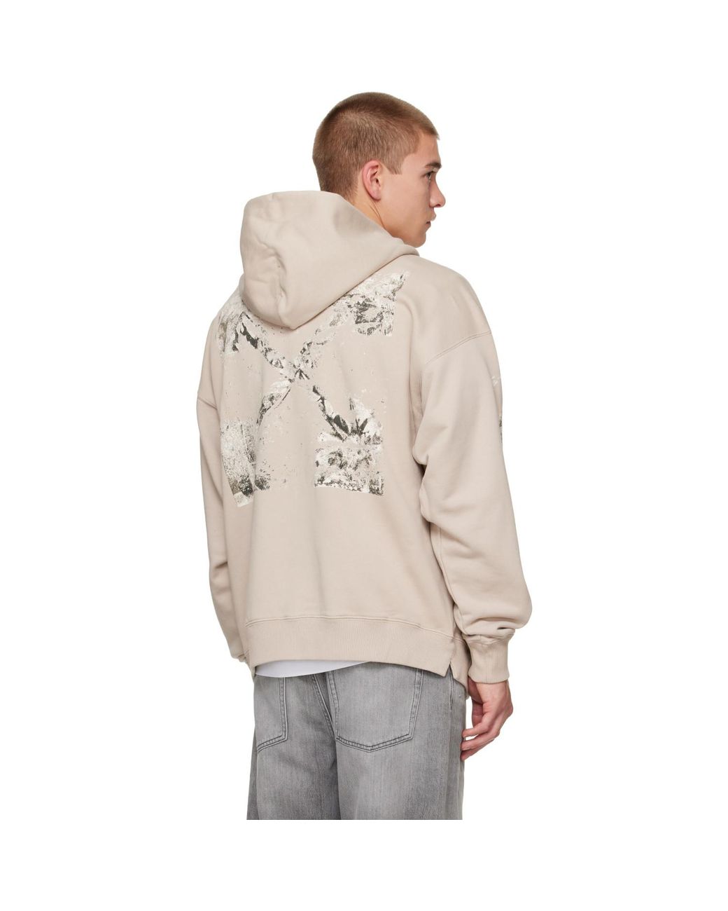 Off-White c/o Virgil Abloh Natural Spices Arrow Skate Hoodie for men