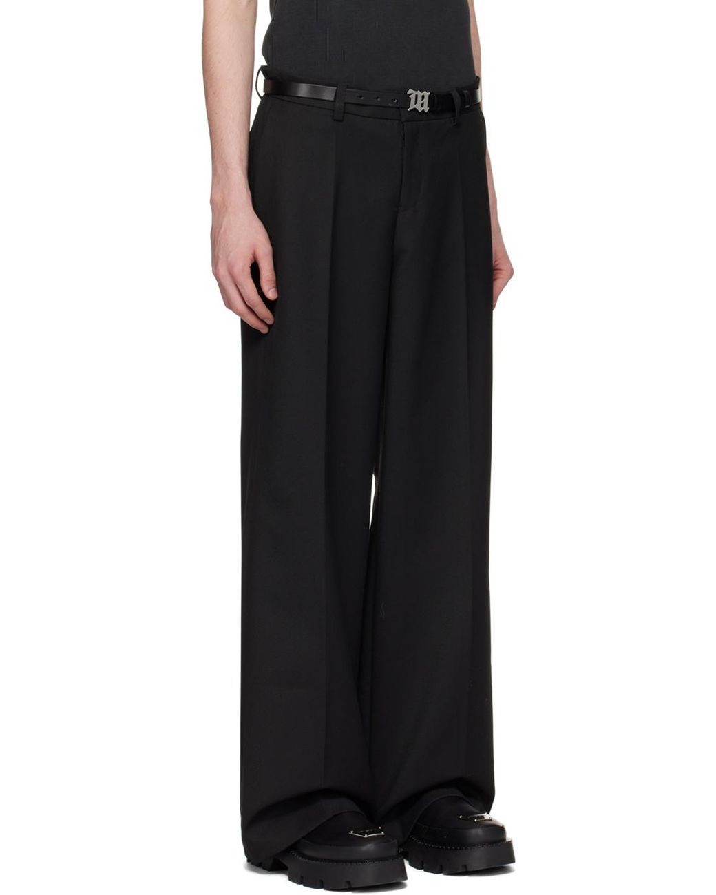 MISBHV ブラック リラックスストラウザーズ　サイズ44 ミズノの「ボルサヴォアドーラ」シリーズはスプラッシュペイント