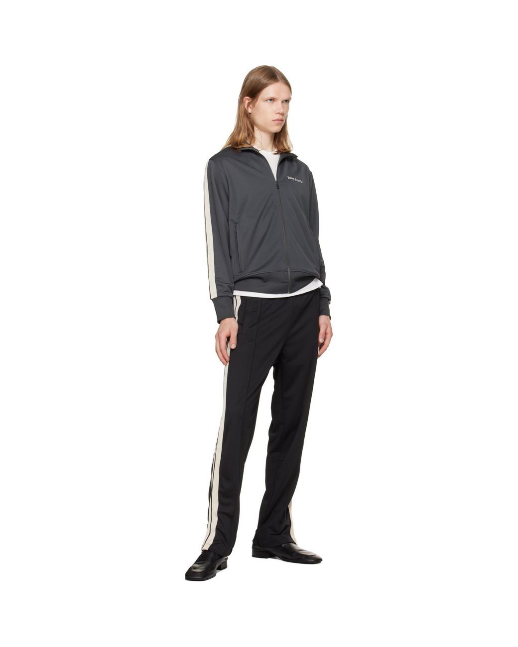 Palm Angels Black Tree Logo Track Pants for men