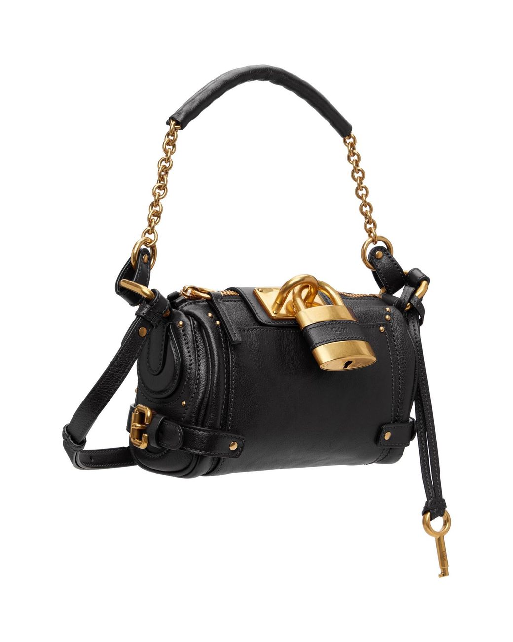 Chloé Black Small Paddington Chain Bag