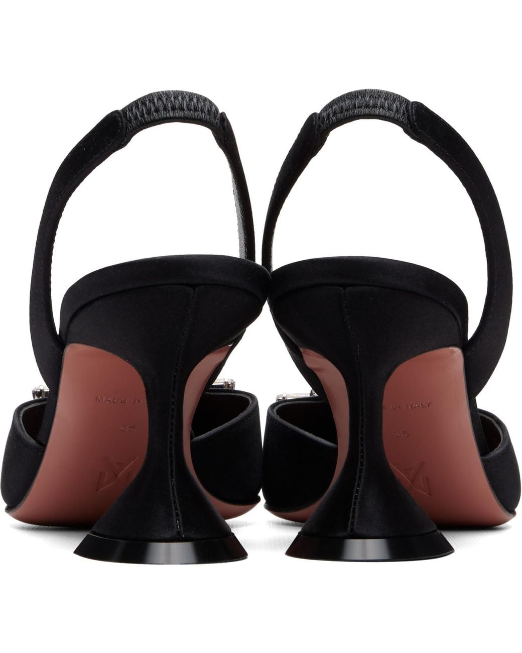 AMINA MUADDI Black Begum Sling 70 Heels