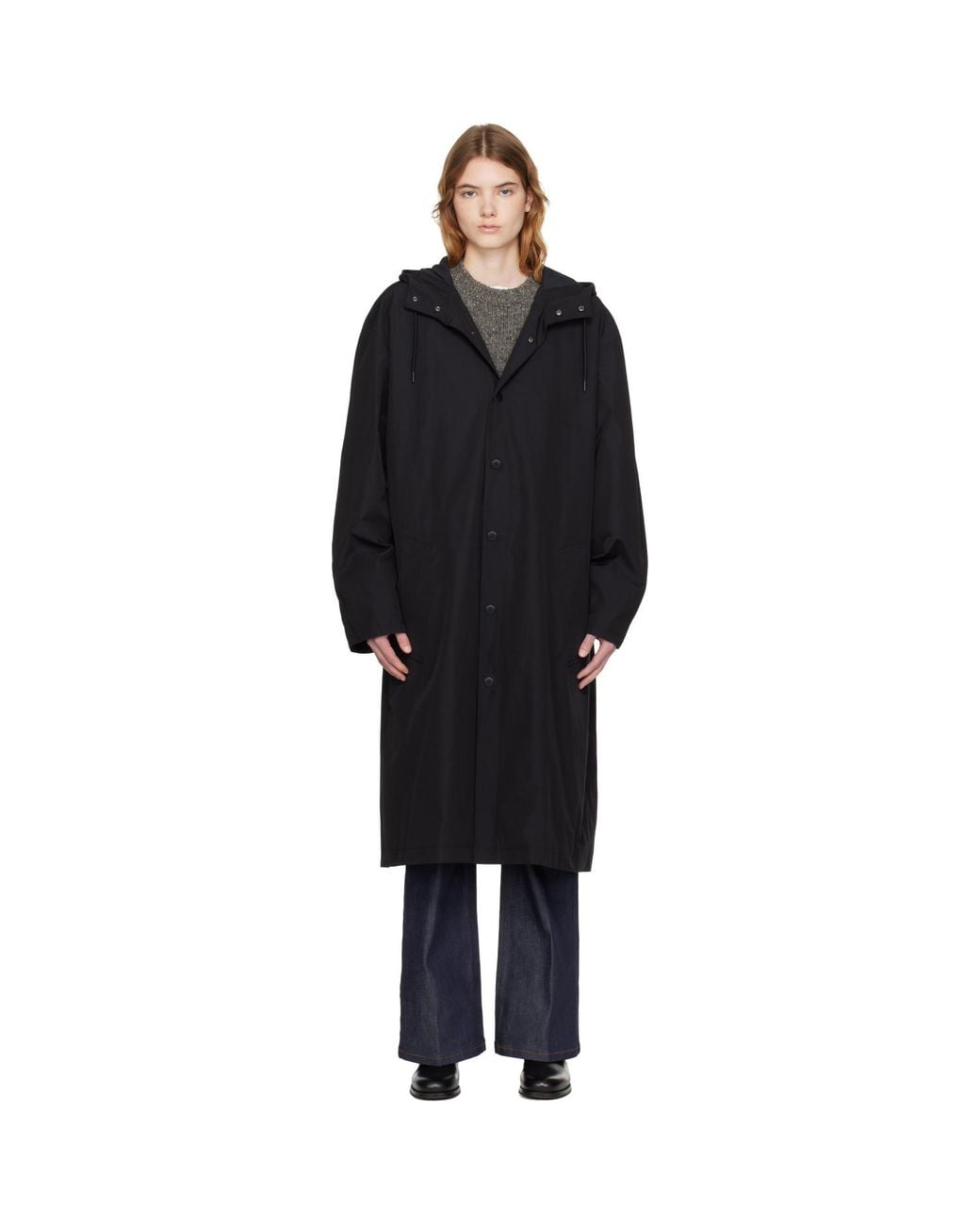 A.P.C. Black Long Parka