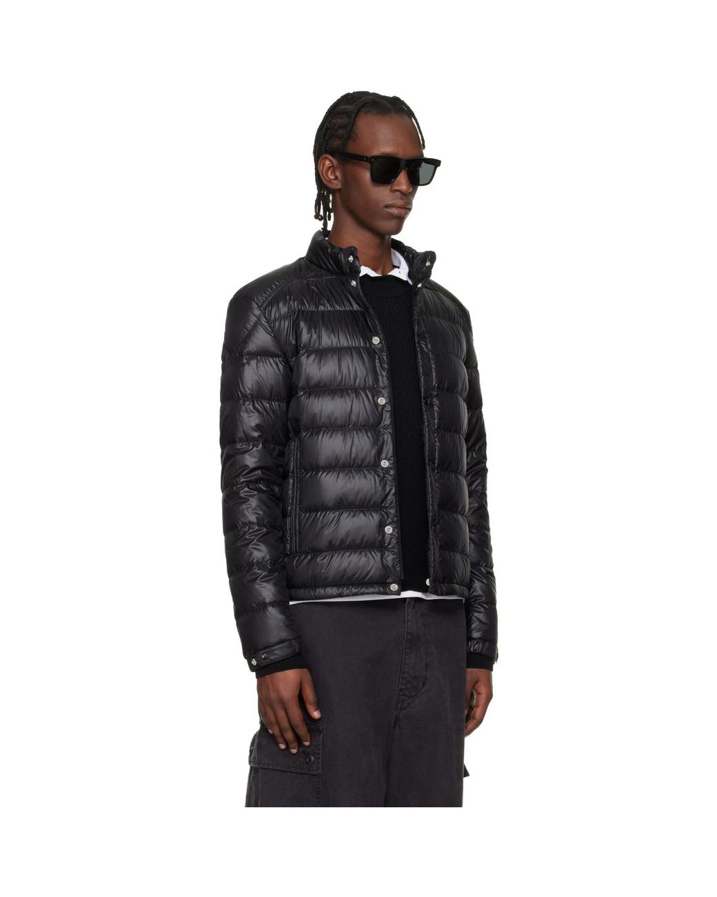 Moncler Black Selves Short Down Jacket for men