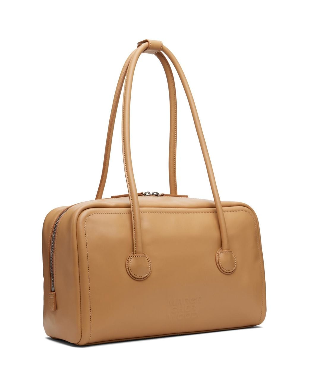 MARGE SHERWOOD Brown Soft Boston Bag