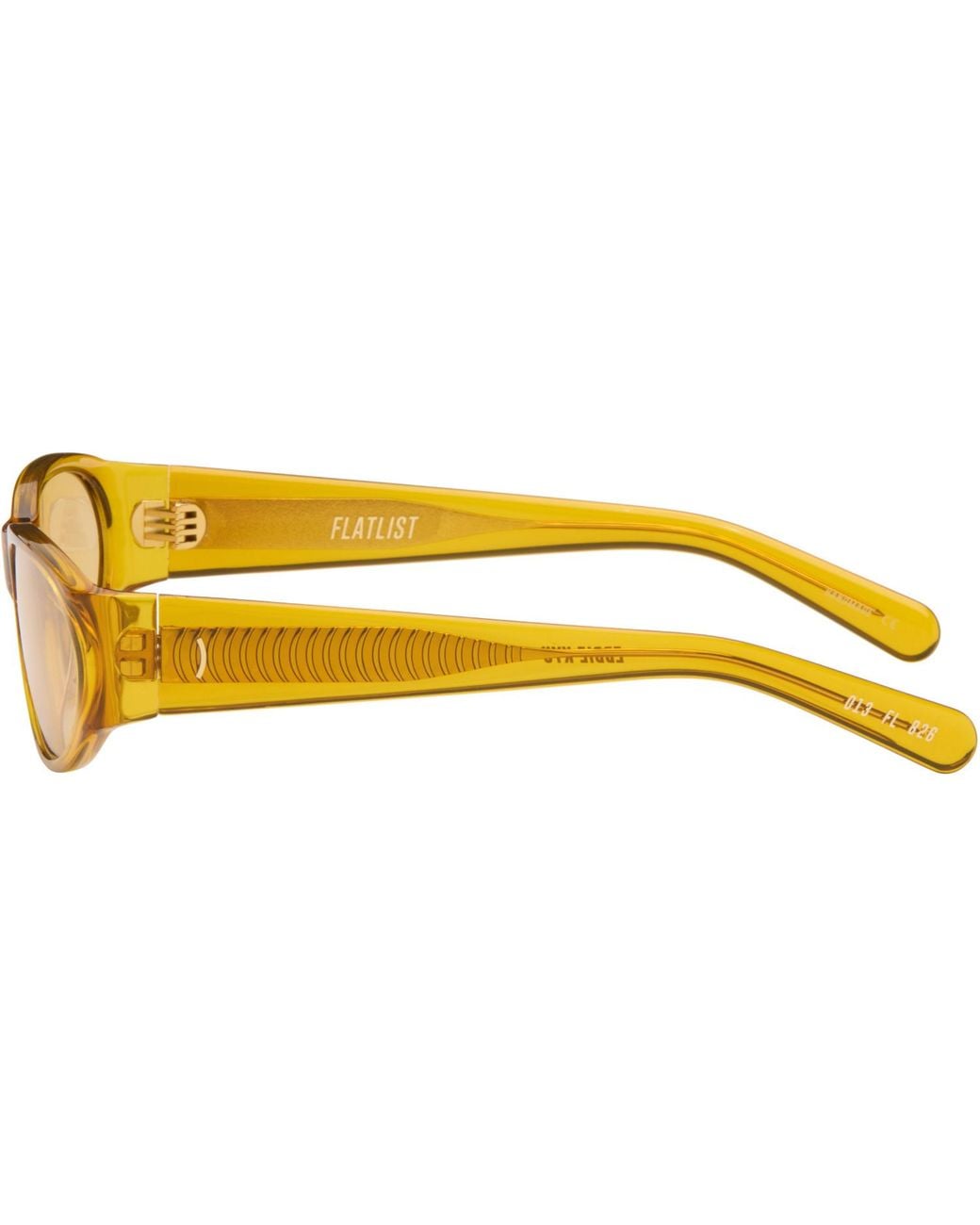 FLATLIST EYEWEAR Yellow Eddy Kyu Sunglasses for men