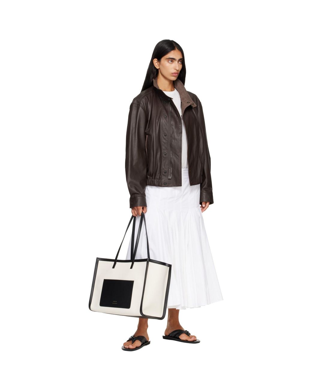 Loulou de Saison Black Arabella Tote