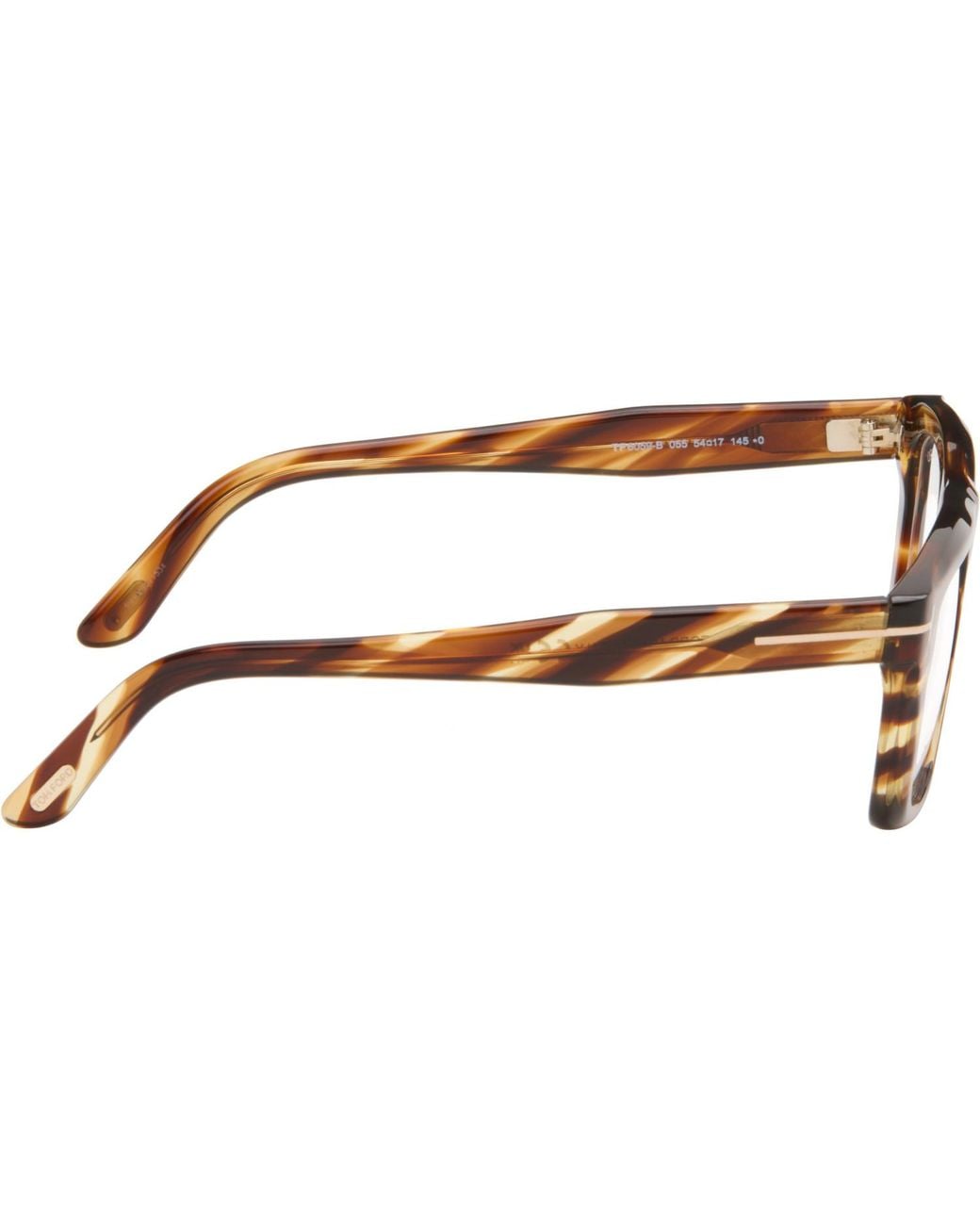 Tom Ford Brown Block Rectangular Glasses for men