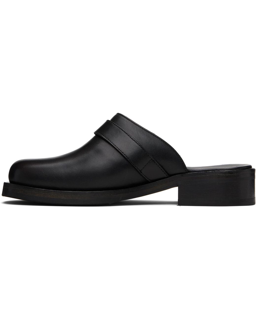 Our Legacy Black Camion Mule Loafers for men