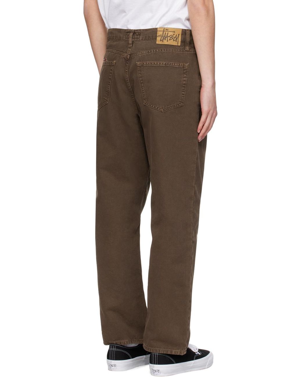 Stussy Big Ol' Jeans in Brown for Men | Lyst UK