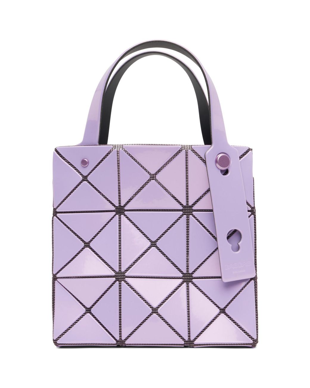 Issey Miyake Purple Small Carat Bag